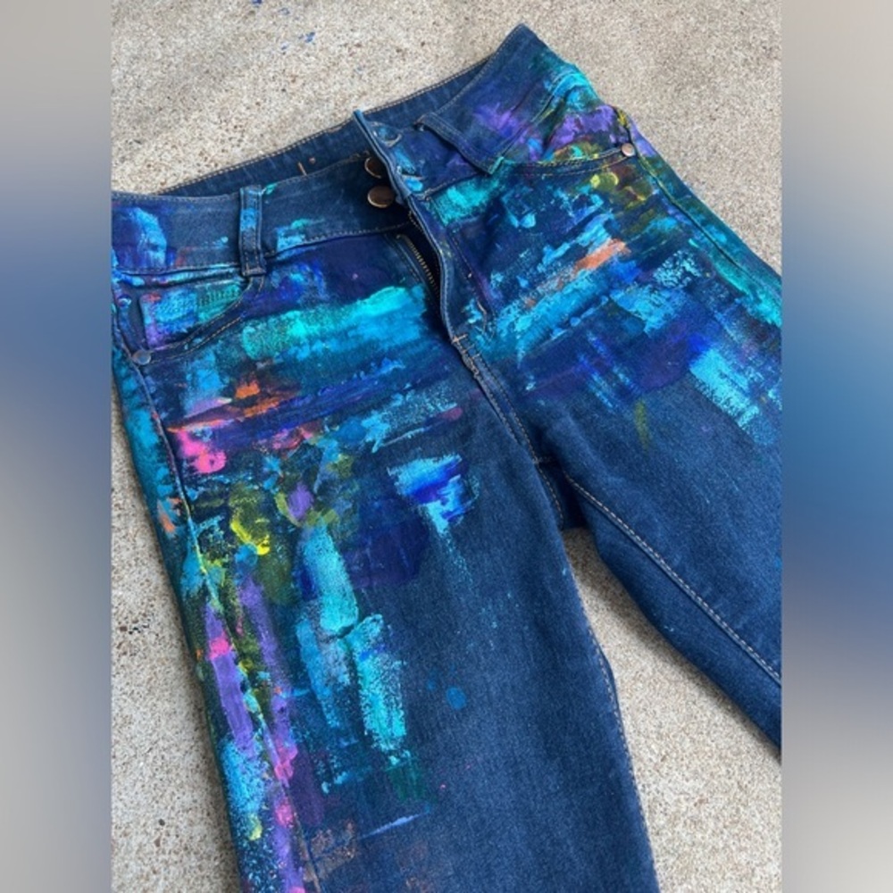 Paint Splatter Bohi jeans - L’Square